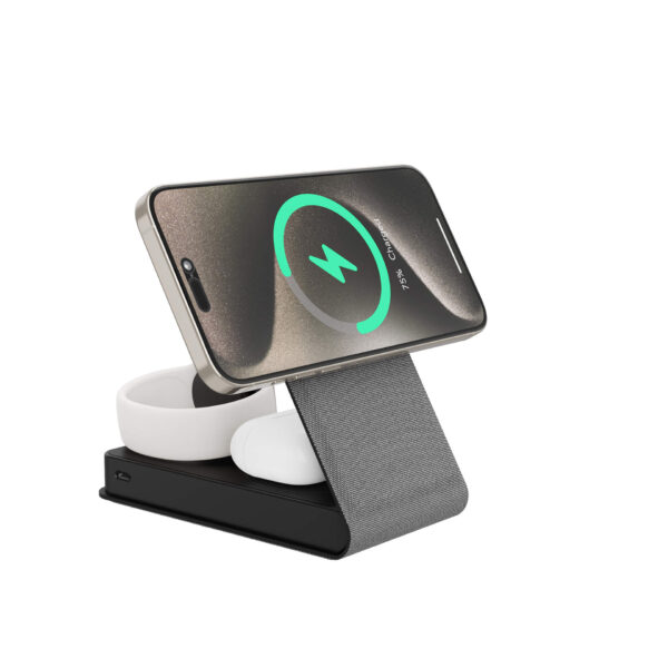 GoWatt M8 | Justerbar 3-i-1 Trådlös Powerbank  | 20W (MagSafe) - Bild 4